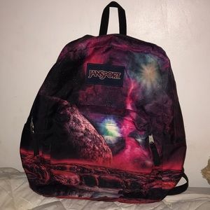 Galaxy Print Jansport Backpack